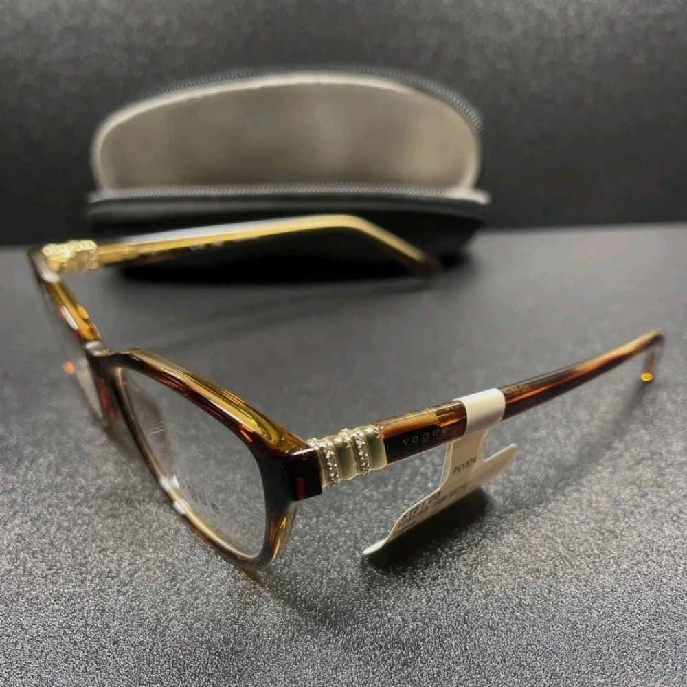 NWT!! Vogue T VO5516 53[]16-140 Brown Eyeglasses / Frames W/Case MF